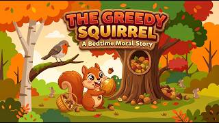 The GREEDY Squirrel || A Story about Greed || Bedtime Moral Short Story in English for Kids