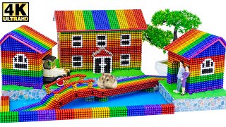 Magnet Challenge How to Make a Beautiful Hamster Villa with Magnetic Balls