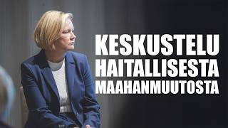 Keskustelu haitallisesta maahanmuutosta Helsingissä 14.10.2026