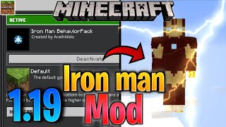 Iron man mod for minecraft pe 1.19 || iron man addon for mcpe screenshot 4