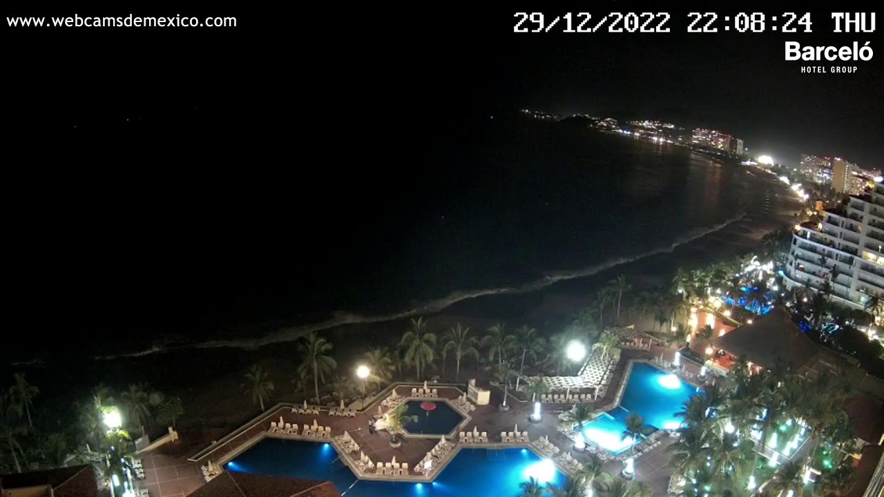 Vista en vivo de Ixtapa Zihuatanejo desde Hotel Barceló