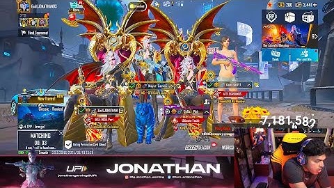 Jonathan 40+ kills New event gameplay 🥵| Jonathan 3.9 update gameplay on live stream 🔥| #jonathan