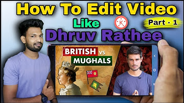How To Make Video Like @dhruvrathee  Storytelling Editing Intro Video Kinemaster Mobile
