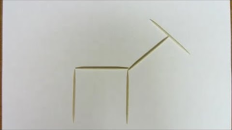Mind Puzzle - Toothpick Giraffe