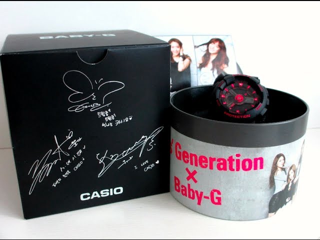 Girls Generation X Baby G 20th Anniversary Limited Edition Ba 111gg Unboxing Youtube