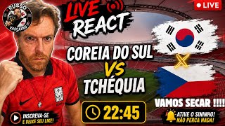 LIVE REACT  - COREIA DO SUL  X TCHÉQUIA