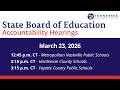 March 23, 2026 Accountability Hearings