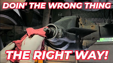 Rear Pinion Seal Replacement The Easy Way!! Ford f150