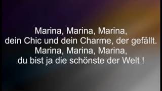 Video thumbnail of "Marina, Marina, Marina"