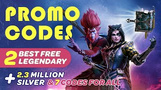 2 FREE Legendary Champions + 7 Codes for ALL Raid Shadow Legends Promo Codes