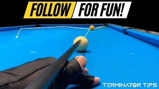 How To Master Your Position Play With TOP SPIN ( POOL LESSON ) screenshot 4