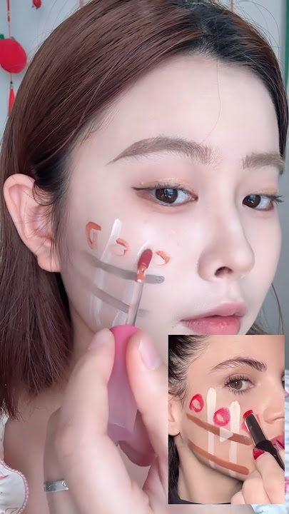 blush trick trending on tiktok #makeup #makeuptutorial #shorts