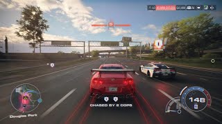 Insane Police Chase in NFS Unbound! | Cops Chase 2 | 4K HDR Gameplay screenshot 5