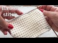 Basket stitch knitting pattern revised tutorial 100 correctenglish  continental  so woolly