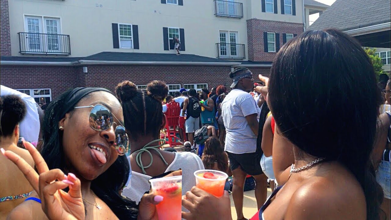 College Vlog 5 Pool Party Youtube