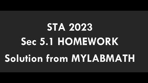 Sec 5.1 Probabilites Rules HW