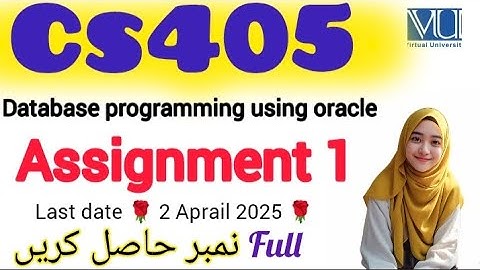 CS405 ASSIGNMENT 1 2025|| CS405 ASSIGNMENT 1 SOLUTION 2025 #cs405 #assignment1 #2025