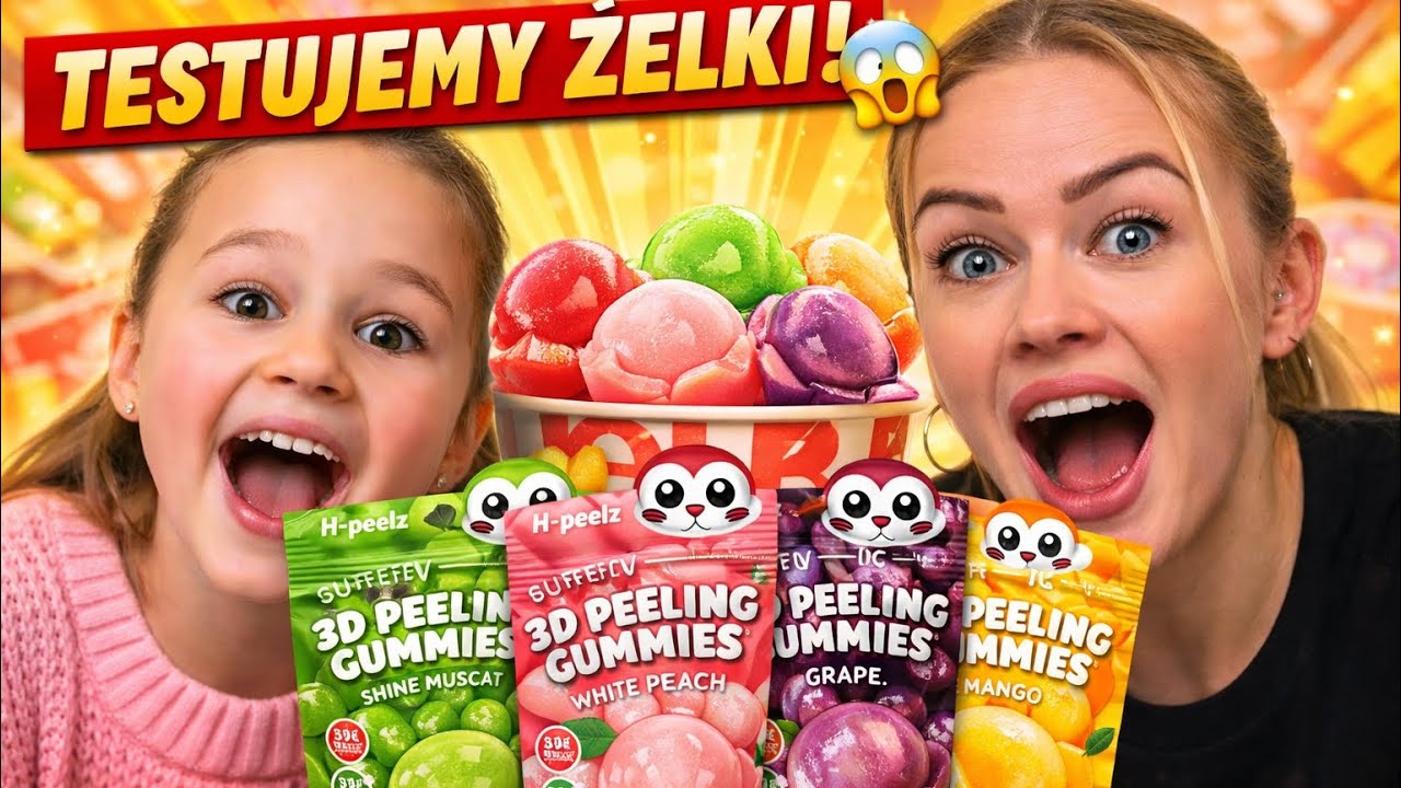Testujemy Żelki do obierania😱