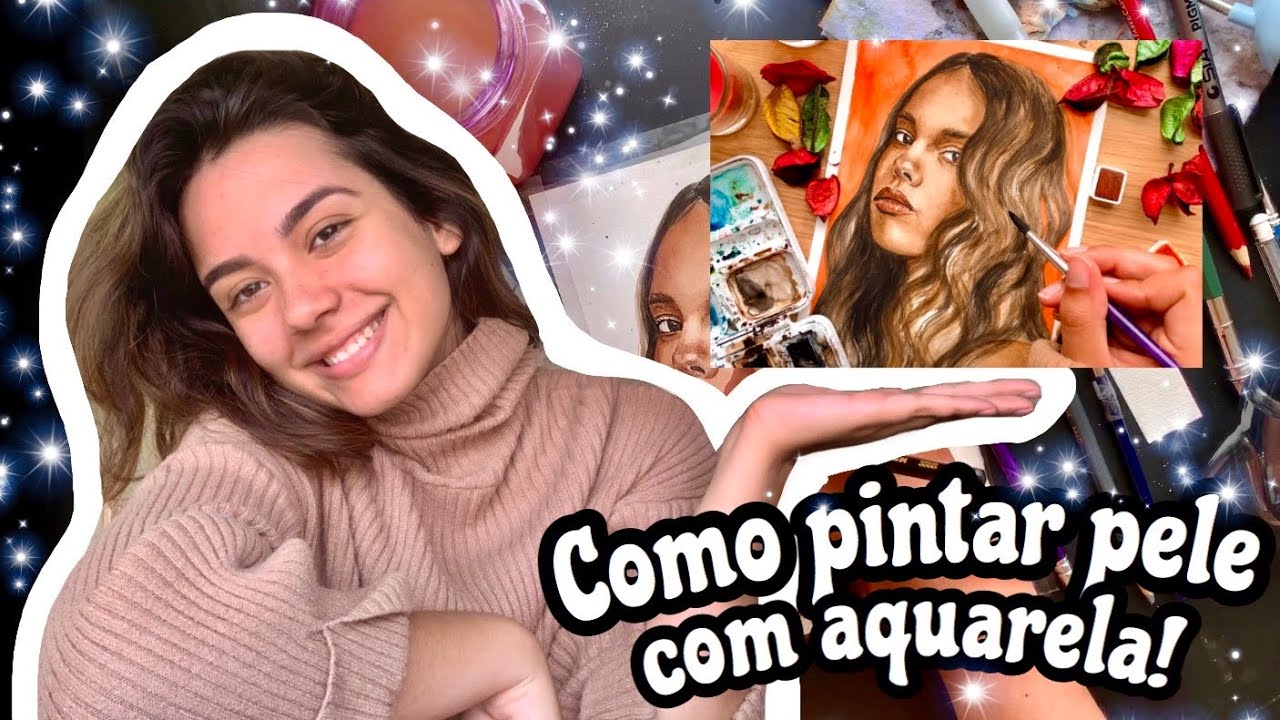 COMO PINTAR PELE COM AQUARELA