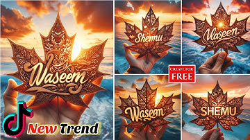 How to Create A Dry Leaf viral ai photo editing | trending ai photo editing | bing image creator |ai