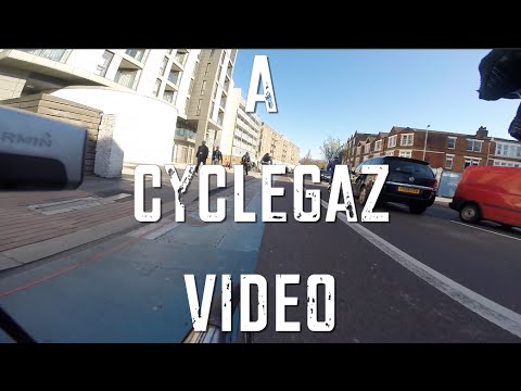 YS09FCO - Nearly hits a cyclist!