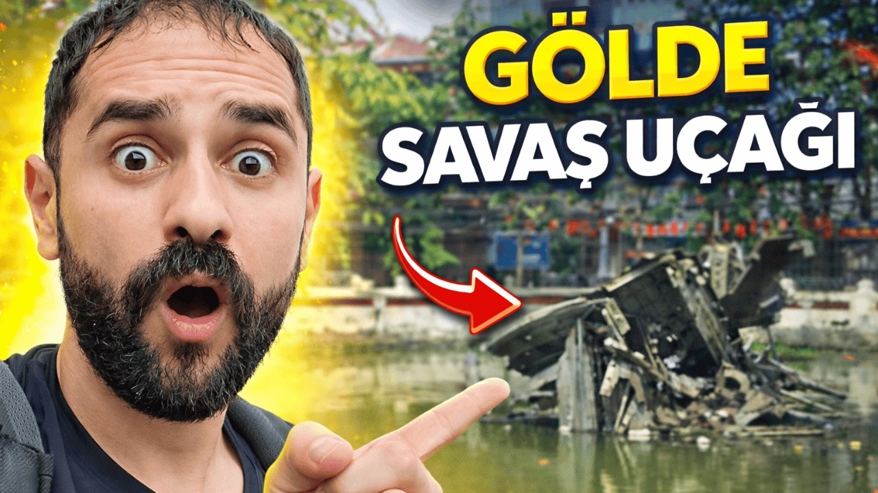 HANOİ'DE GÖLÜN İÇİNDE SAVAŞ UÇAĞI BULDUM! - BÖLÜM45/VLOG