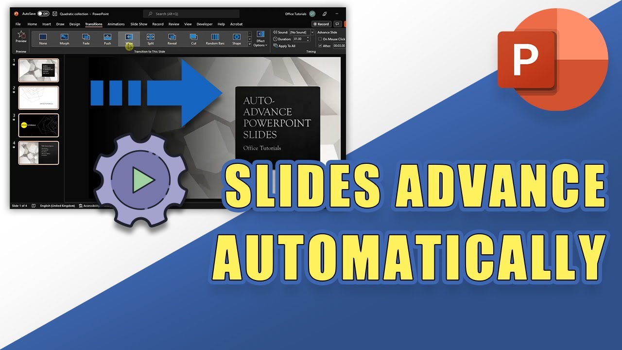 powerpoint slides automatically advance