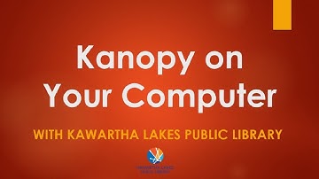 Kanopy on Your Computer