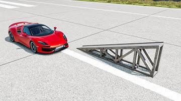 Cars vs Flip Ramp – BeamNG.Drive