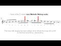 Bebop Jazz Melodic Minor tutorial