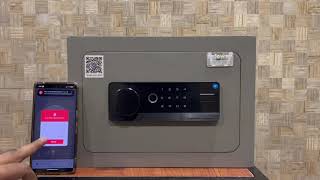 Safeway Biometric Smart Safe Locker WIFI Operating