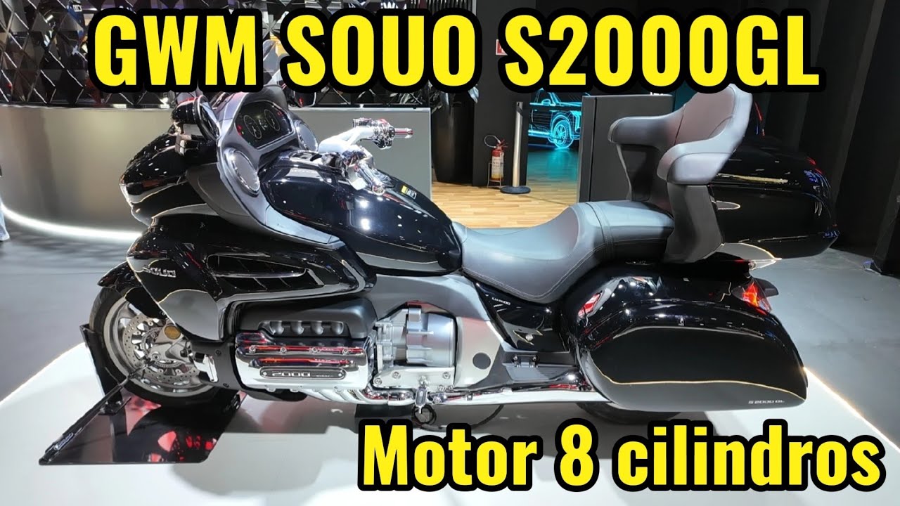 GWM SOUO S200GL - Moto com 8 cilindros vem para o Brasil?