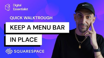 Squarespace How to Make Your Navigation Sticky