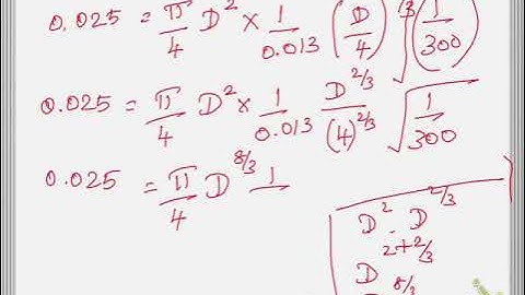 Design of sanitary sewer