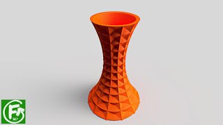 Fusion 360 | Faceted Vase