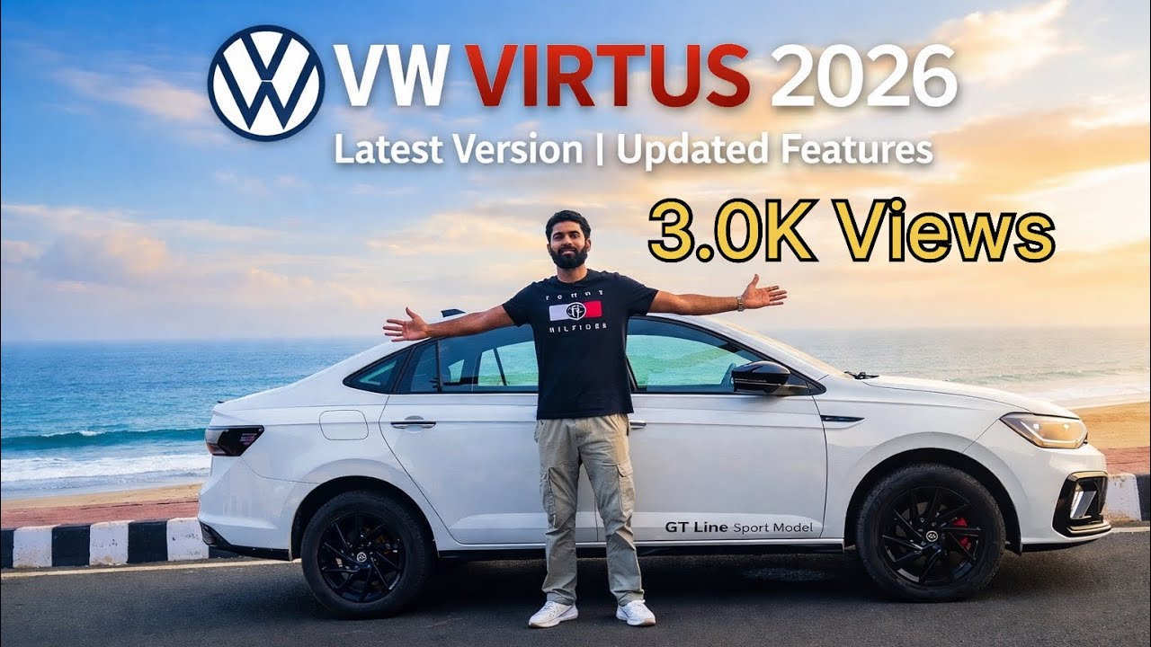 Volkswagen Virtus 2026 GT Line Sport Model 🔥 | Full Review | Price, Features & 1.5 TSI Power