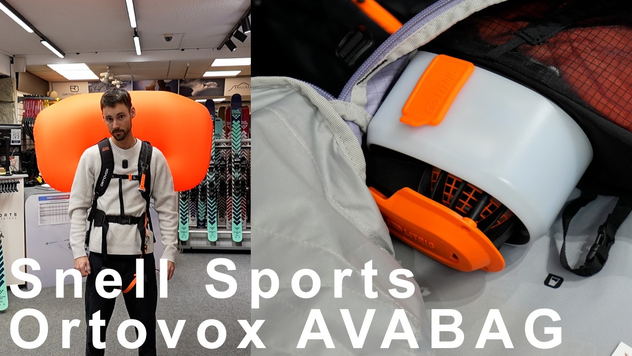 Ortovox Avabag Litric Tour Snell Sports Chamonix matériel ski hors pistes montagne Airbag avalanche
