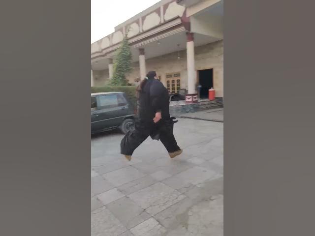 khan baba car lift and running... #pakistanihulk #viralvideo #worldstrongestman #khanbaba #wwe