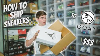 How To Ship Sneakers to GOAT App! (Make Money Selling Sneakers)