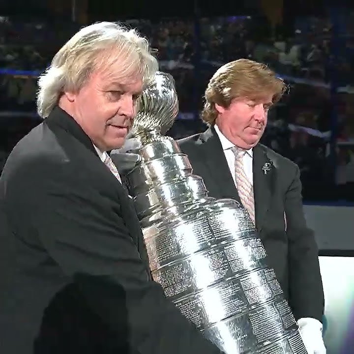 Discussing dents with the Stanley Cup's guardian