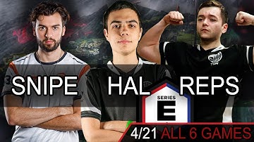 TSM ImperialHal, Snip3down, and Reps [All 6 games from E Sports Arena] 4/21