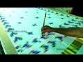 simple single stroke Paint | How to complete whole saree with the first basic single stock Painting