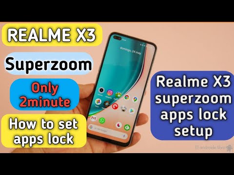 Realme X3 superzoom apps lock || How to set apps lock in realme X3 superzoom