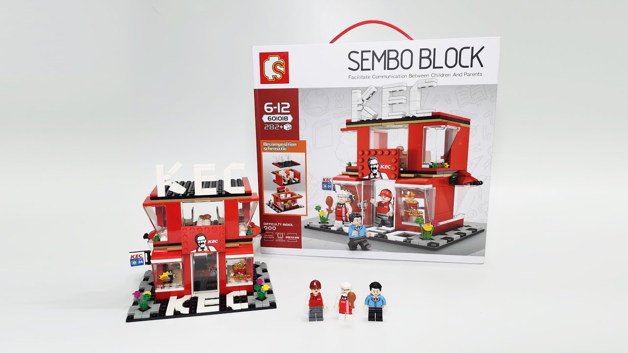 Lego Sembo Block 607050 Famous Car - Unoffical Lego Speed Build Review Price:80.000VND.. 