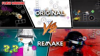 Girl A - Original vs Remake [Comparison] | Geometry Dash 2.2