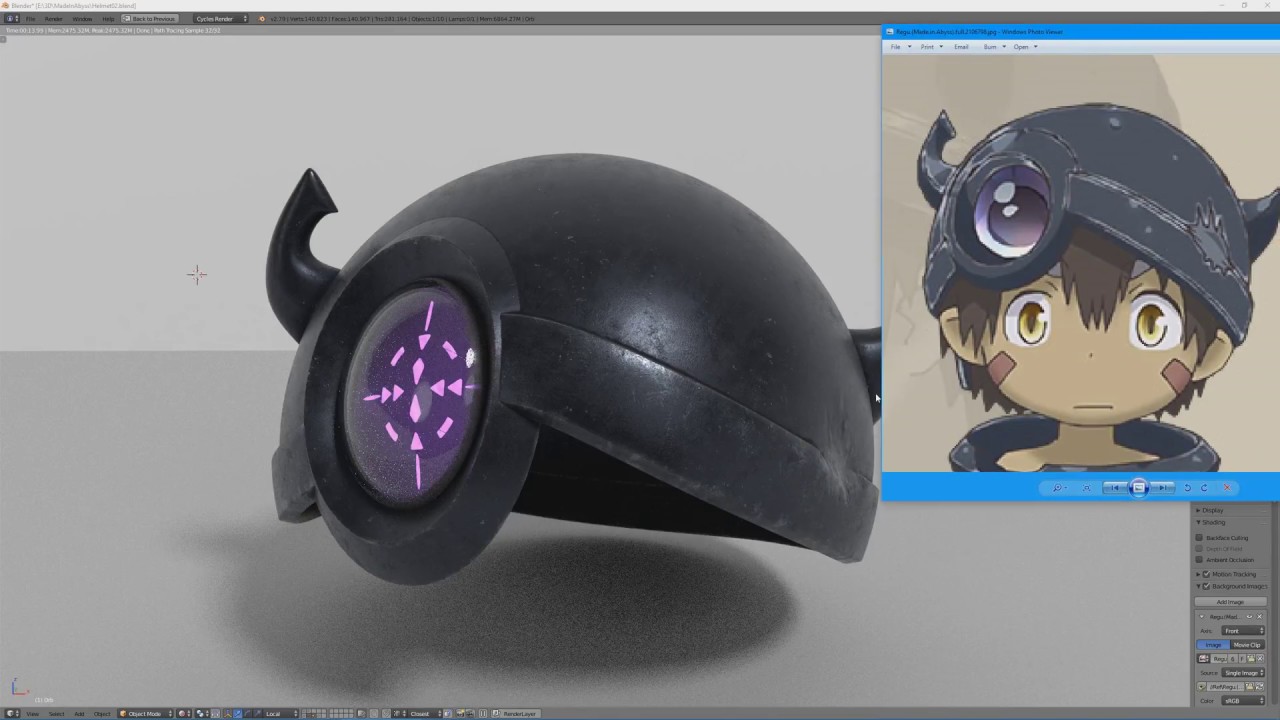 Made In Abyss Helmet Timelapse Youtube Made In Abyss Helmet Timelapse Youtube