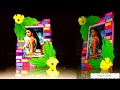 how to make a photo frame at home/ඡායාරූප රාමුවක්/ best photo frem/ photo stand/A4 design/Amuthuweda