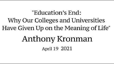 Educations End: Why Our Colleges and Universities ...