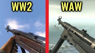 COD WW2 vs COD World At War - Weapon Comparison screenshot 1