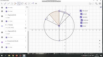 menentukan unsur-unsur lingkaran menggunakan geogebra